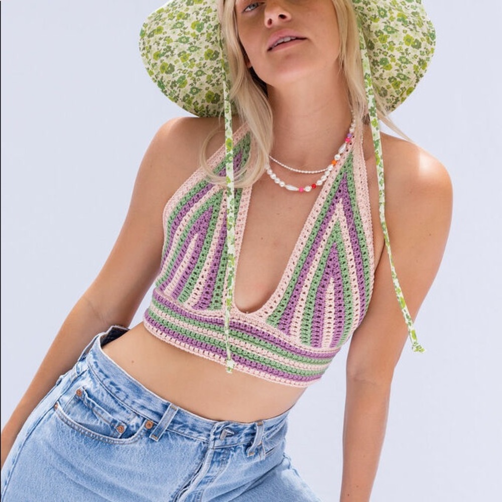 Crochet Halter Top - Picture 2 of 9